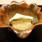 道人 - 胡麻豆腐と鮑