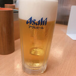 秋吉 - 生ビール495円
            ワンコイン値段は凄い！