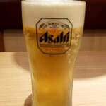 居酒屋 酒亭じゅらく - 生ビール