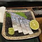 空堀 にぎわい寿司 - 鯖のキズシ