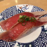 廻鮮寿司 塩釜港 - 「漬けまぐろ」も一味違って、何もつけずに食べるのが美味しいっ！！