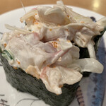 廻鮮寿司 塩釜港 - 私が必ず頼む「ほっきサラダ」♡