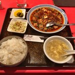 北京楼菜館 - セットメニュー 麻婆豆腐