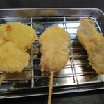 和がや - ホタテ、ジャガイモ、串カツ鶏