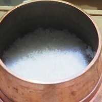 銀座 結絆 - 合鴨農法「つや姫」釜炊きごはん