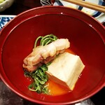 鳥田中 - 七谷地鶏と徳島クレソンのすき焼き