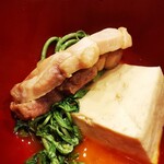 鳥田中 - 七谷地鶏と徳島クレソンのすき焼き