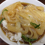 旅荘 みなと - イカソーメンぶっかけご飯