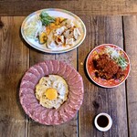 コウベ エニシ - 肉チーズあの担担麺･台湾唐揚げ･もっちもっち水餃子