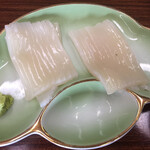 旅荘 みなと - イカ刺し