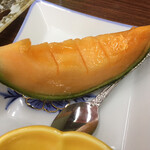 旅荘 みなと - 朝食のデザートはメロン