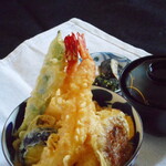 Tempura To Nihonshu No Izakaya Wafuu Dainingu Chouji - ランチ限定の天丼セット