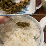 牛たん料理 閣 - 南蛮味噌をオンザライス〜♪