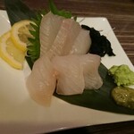 ろばた 魚花 - おひょうの刺身