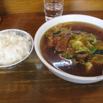 スタミナラーメン がむしゃ - ライス＋ホット