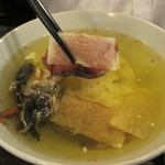 麦酒庵 - へしこでお茶漬け