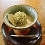 蕎麦処鏑屋響 - デザート@蕎麦遊膳　響…先付け 蕎麦点心 季節の天ぷら せいろ デザート　1,600円