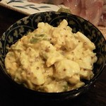 金町製麺 - '12/06/01 天豆と卵のサラダ（380円）