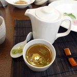食彩工房 そばの華 - そば湯