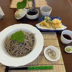 食彩工房 そばの華 - 八色そばと天ぷらのAセット