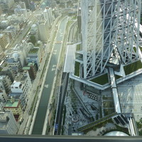 ブラッスリーオザミ 東京スカイツリータウン･ソラマチ店 - 窓から見下ろした景色