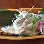鮎茶屋 巴 - 鮎の刺身
