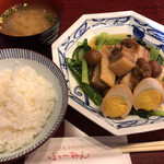 中華風家庭料理 ふーみん - ふーみん(豚肉の梅干し煮定食)