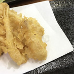 一楽 - 島らっきょうの天ぷら