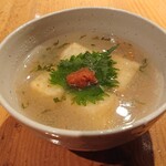 Plum shiso fried tofu