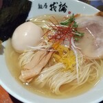 麺屋 我論 - 柚子香る淡麗塩ら～めんに柚子胡椒