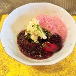 Dessert Le Comptoir - チェリーマリネ、レモンクリーム