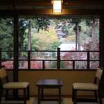 紅葉館 - お泊りのお部屋からの眺め