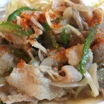 Hai Gatten - 豚肉とピーマンの細切り炒めご飯大