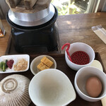 たま姫キッチン うふ - 卵かけご飯のセット