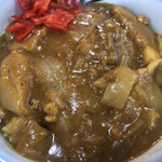 花屋 - ミニカレーライス接写！玉ねぎと豚さんの甘み。