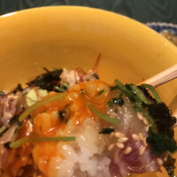 龍吟 - 鯛丼５５００円。味つけが決まりすぎなほど決まって、とーっても美味しかったです（╹◡╹）（╹◡╹）。口福の味わいでしたよ（╹◡╹）