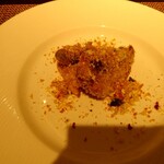中国料理 翡翠宮 - 建美コース　白身魚の揚げ物　ピンクペッパー風味