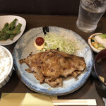 家庭料理居酒屋 よってって - ♪豚肉の味噌づけ定食 ¥500
