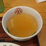 大阪王将 - セットのスープ