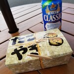 こなやき処 たつき - ビールとたこ焼き