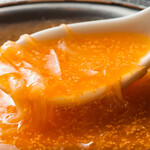 Ajino Chuuka Hagoromo - 珍しいオレンジ色の鮮やかのフカヒレスープ