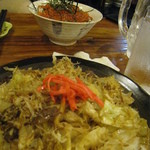 ジンギスカン 土木土木 - やきうどん　と　いくらごはん