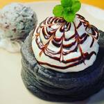 生クリームパンケーキチョコミント