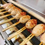 つくね屋ロック - 備長炭でじっくり焼き上げます。