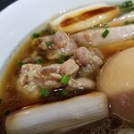 塩そば専門店 桑ばら - 秋刀魚節と鴨の胸腺のつけそば