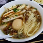 塩そば専門店 桑ばら - 秋刀魚節と鴨の胸腺のつけそば