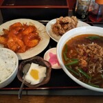 福亭 - エビチリ定食