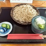 そば夢処 きた村 - もりそば（冷）大盛り！新店での蕎麦はワクワクしますね！