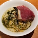 麺屋 六感堂 - 新しょうがの炊き込みご飯の茶漬け