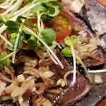 麺屋 六感堂 - カツオ カルパッチョ